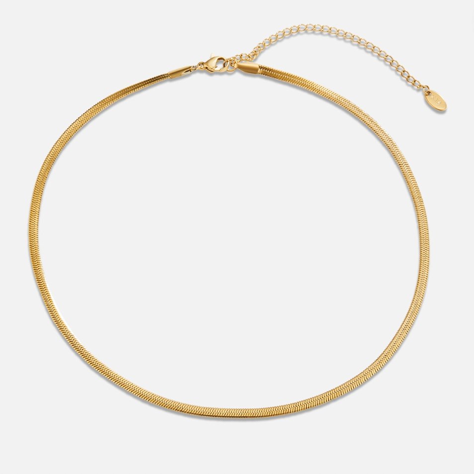 Hayden Tatum | Snake Chain Gold Necklace