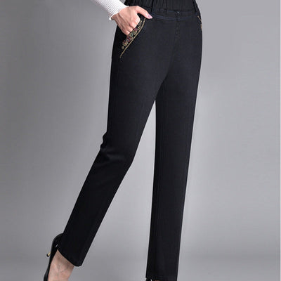 Hayden Lala® | Elegant Elastic Women's Pants