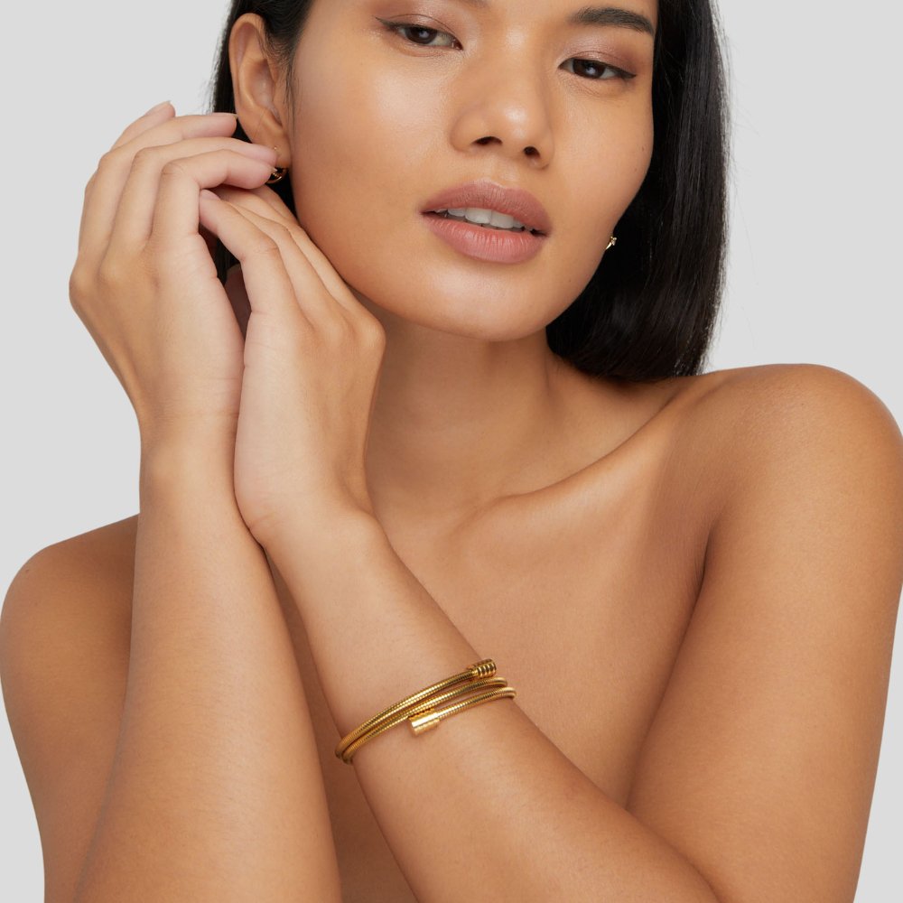 Hayden Sadie | Twisted Gold Bracelet